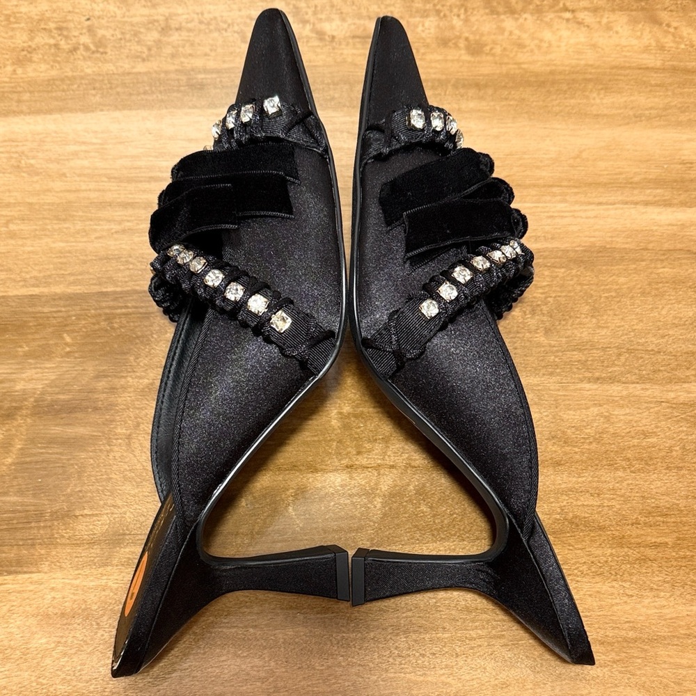 Sam Edelman Rhinestone Embellished Mules - Picture 11 of 15
